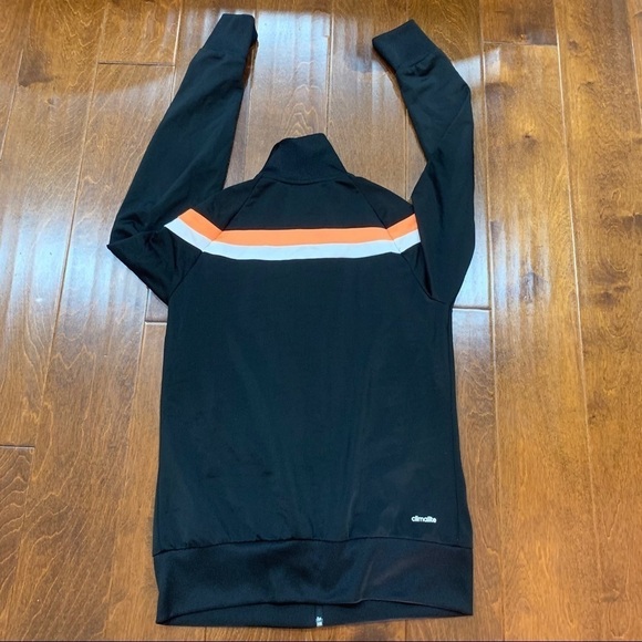 Adidas Climalite Black Peach Zip-Up Jacket S - Picture 3 of 7